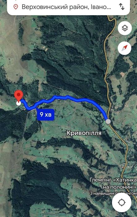 Продається земельна ділянка в серці Карпат ( Кривопільський перевал )