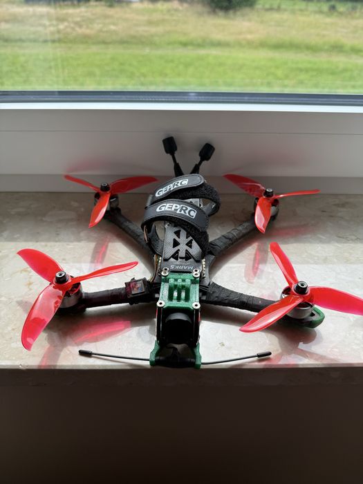 Dron fpv Geprc Mark5 DC 6s dji O4 air unit Pro crossfire