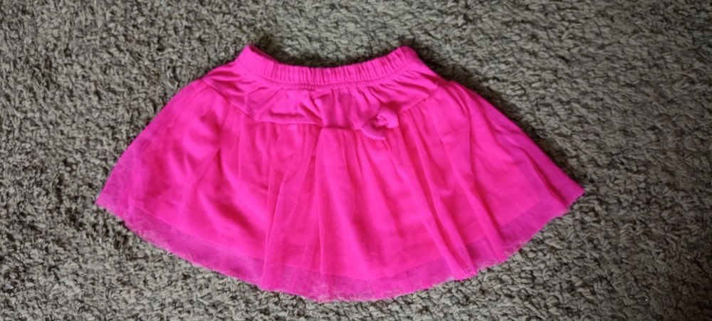 Różowa spódniczka tiulowa