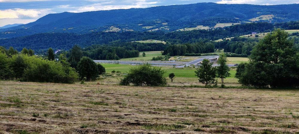 Widokowa działka rolna 31,69 ar – Krzeczów, gm. Lubień. Okazja! - Widok 3