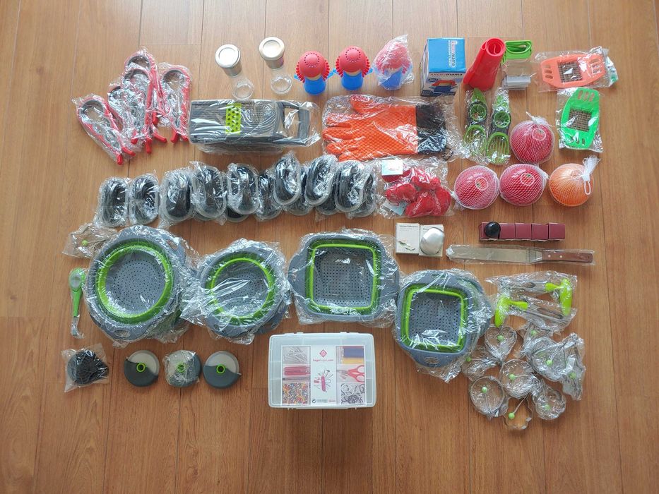 Lote Acessórios para cozinha Totalmente NOVOS