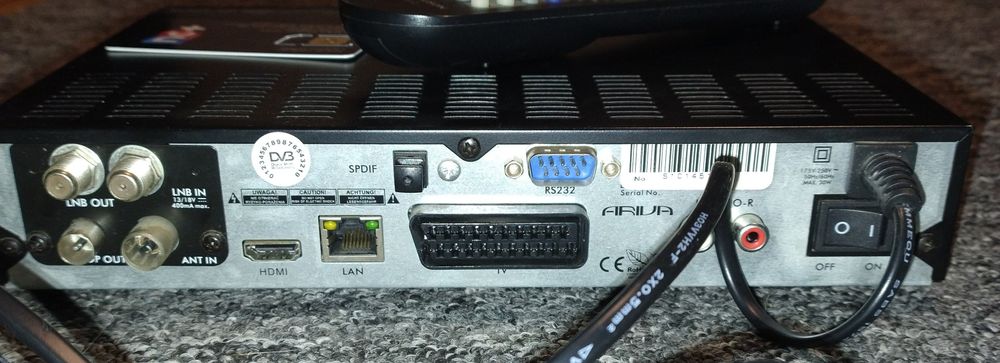 Dekoder satelitarny do odbioru NC+ conax Ariva 120 combo