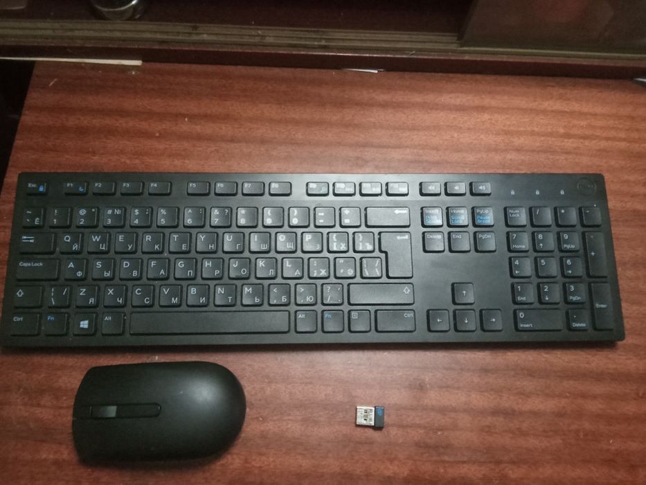 Бездротовий компплект Dell KM636 ( клавіатура wk636t,мишка wm116t)