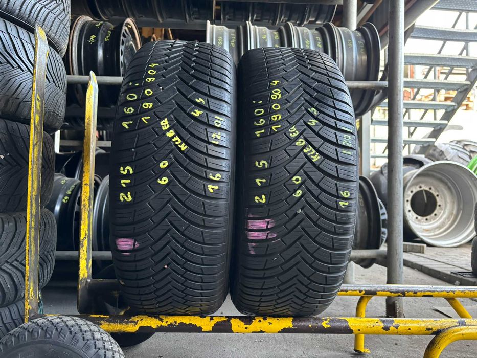 2X OPONY CAŁOROCZNE 215/60R16 99H Kleber Quadraxer 2 6.9MM 2020R SPR. CAŁE! #190904