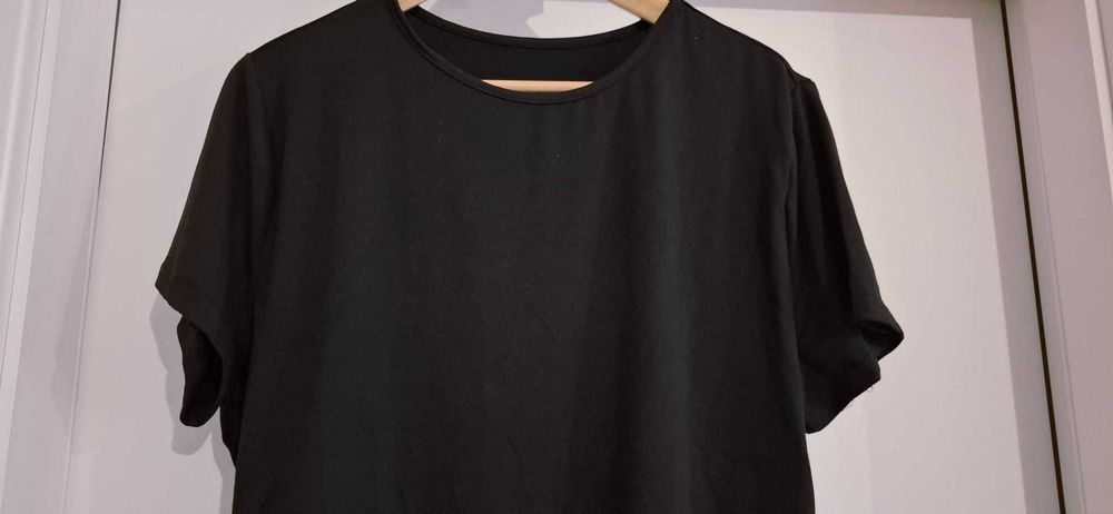 Body Preto Manga Curta - Shein Curve (Novo): Tam 3XL