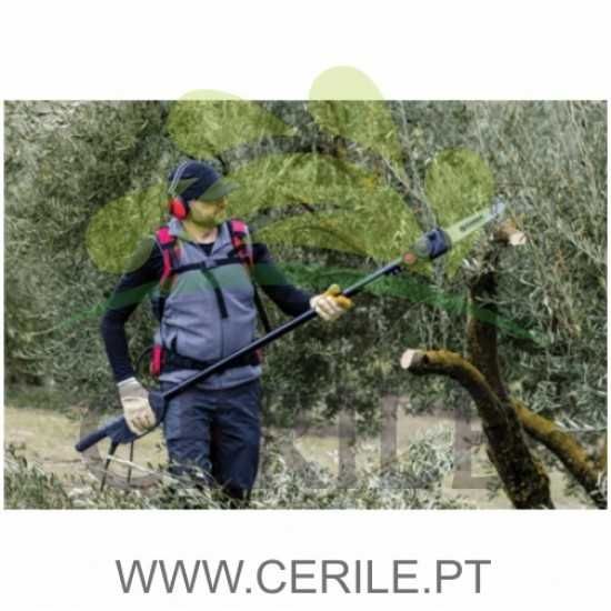 MOTOSSERRA PODADORA BATERIA ZANON RINO II COM EXTENSÃO 150CM