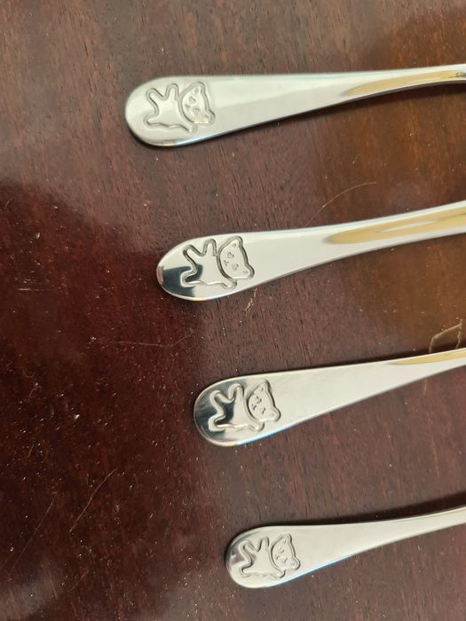 Conjunto 4 talheres INOX criança