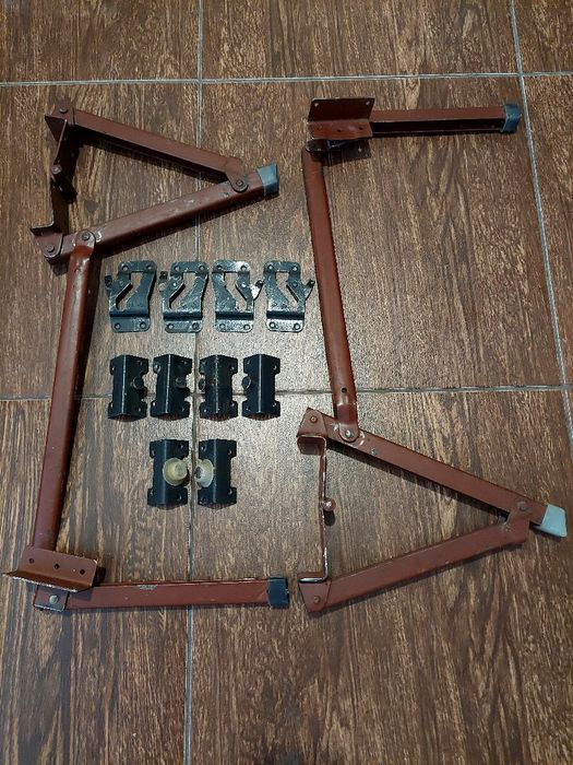 Меблева фурнітура: механізми/ножки/ручки/перемычки. Перешлю.