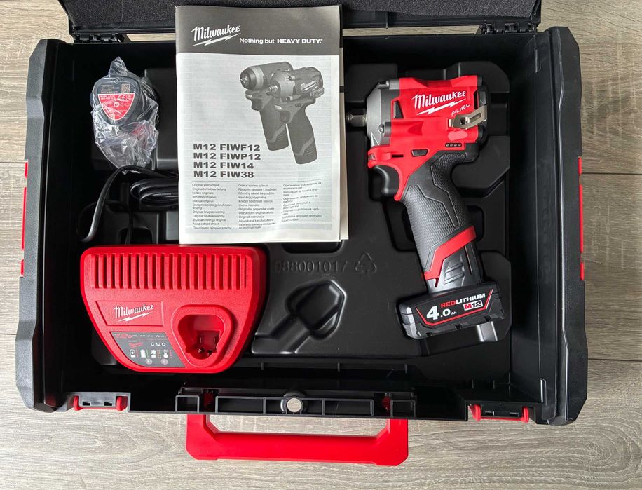 Chave de Impacto 1/2″ 12V MILWAUKEE M12 FIWF12-422X