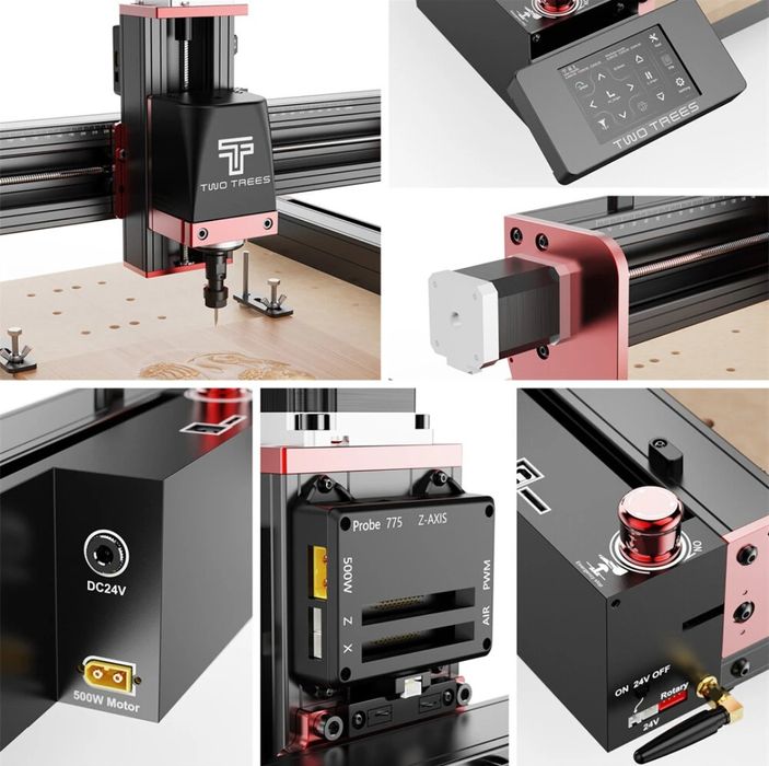 Fresadora alta Precisão e Potente CNC TwoTrees TTC450 Pro *SELADO*