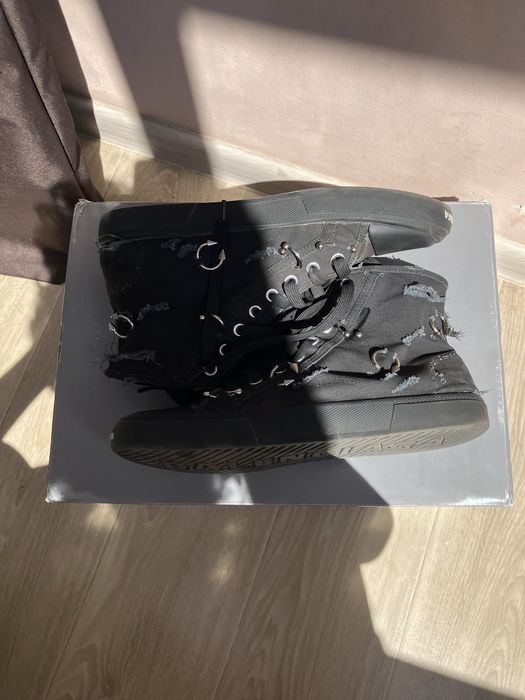 balenciaga paris destroyed кеды x rick owens x vetements