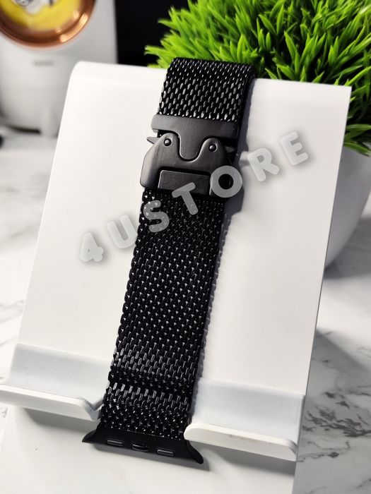 Ремешок Titanium Milanese Loop на Apple Watch 44 45 49 металлический