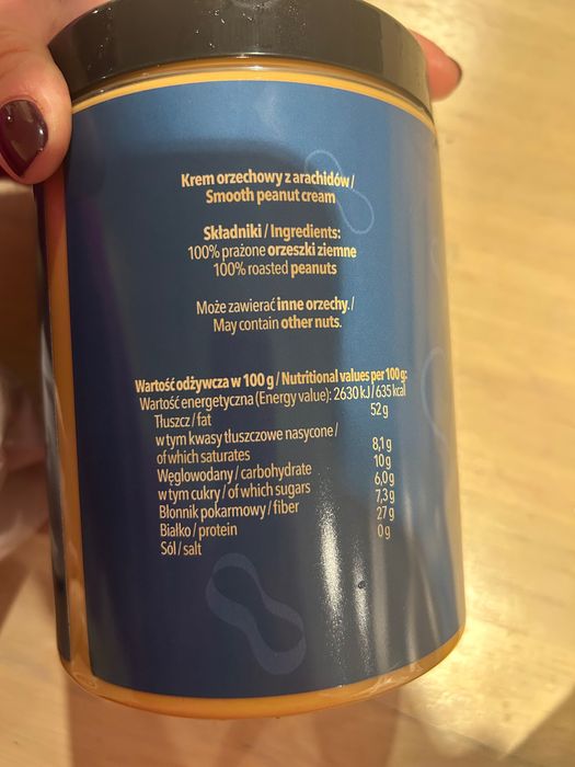 Masło orzechowe 100%