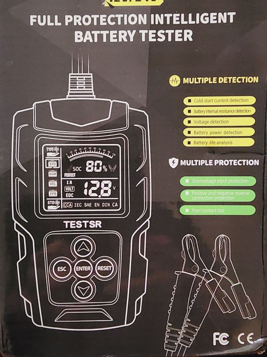 Тестер автомобильных аккумуляторов.