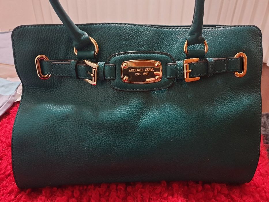 Mala de pele natural da marca Michael Kors, nova