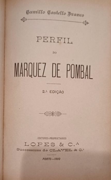 Profile of the Marquis of Pombal