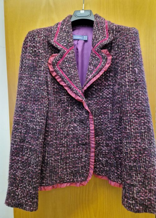 Blazer em tons de rosa