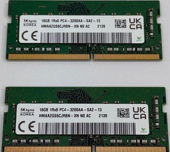 Hynix 32 GB DDR4 SO-DIMM 3200 MHz комплект 2×16 GB