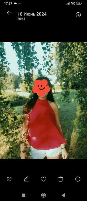 Блуза, майка, футболка  zara розмір  M