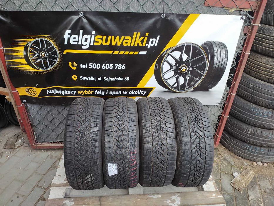 4x używane opony zimowe 205/45 R17 Dunlop 2023r Gwarancja Montaż Duży wybór