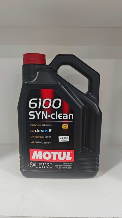 Óleo MOTUL 6100 SYN-CLEAN 5W-30 5L