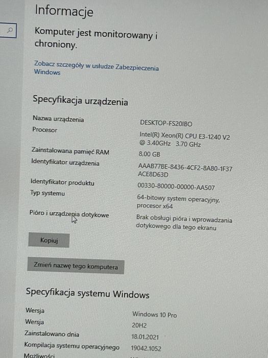 Komputer stacjonarny