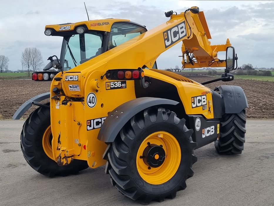 Ładowarka Teleskopowa JCB 536-60 AgriSuper 17r,Full Opcja,Klimatyzacja