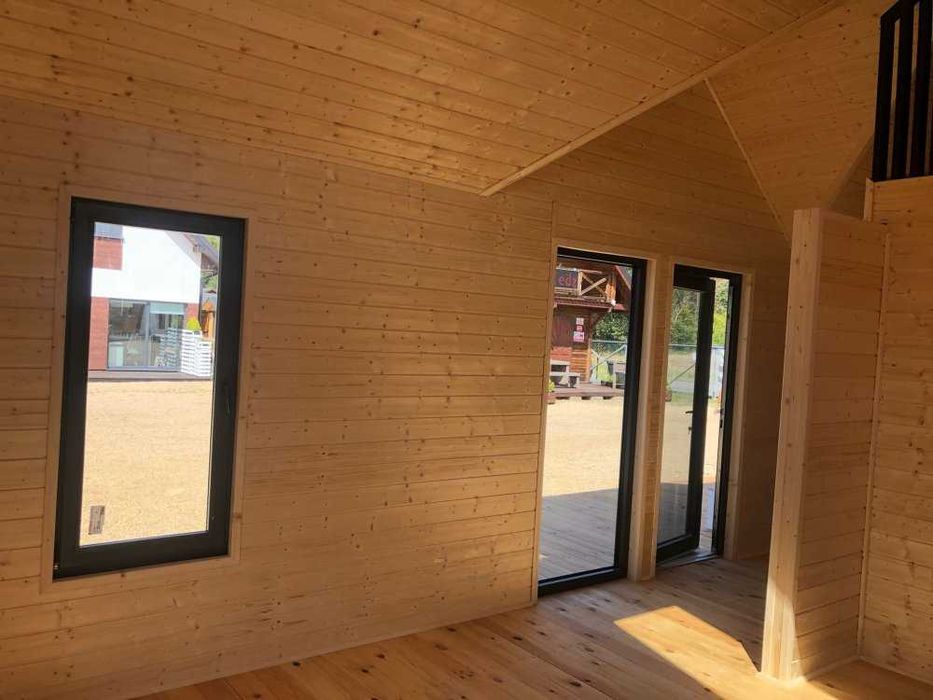 Domek drewniany , domek do 35m2, domek ogrodowy 5,10x4m