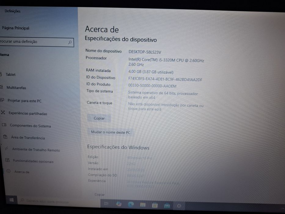 Portátil HP Elitebook 8570p