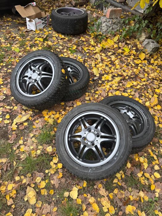 Продам колеса 4/100 + Bridgestone blizzak