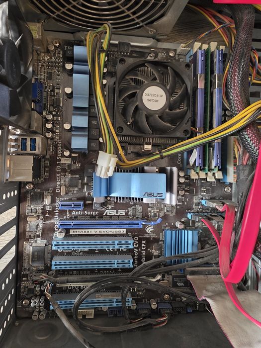 Komputer ASUS 6GB RAM + dysk 160GB / Athlon X3 3.2GHz / USB3 / GT730