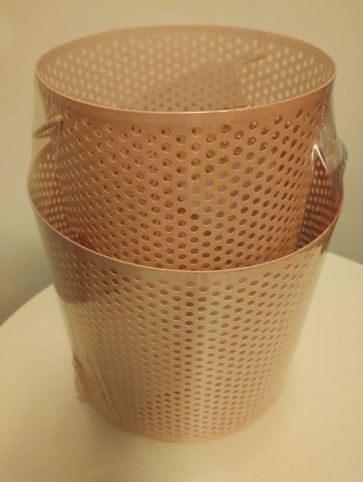 Lampion ogrodowy Beharska 28 cm., różowy