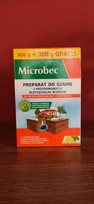 lMICROBEC ULTRA Preparat do szamb i przydomowych oczyszczalni 1,2 kg