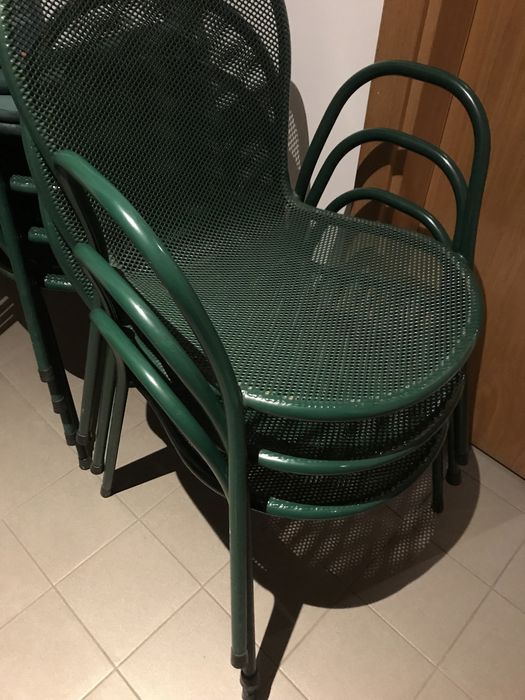 Cadeiras de ferro para restaurante ou Bar