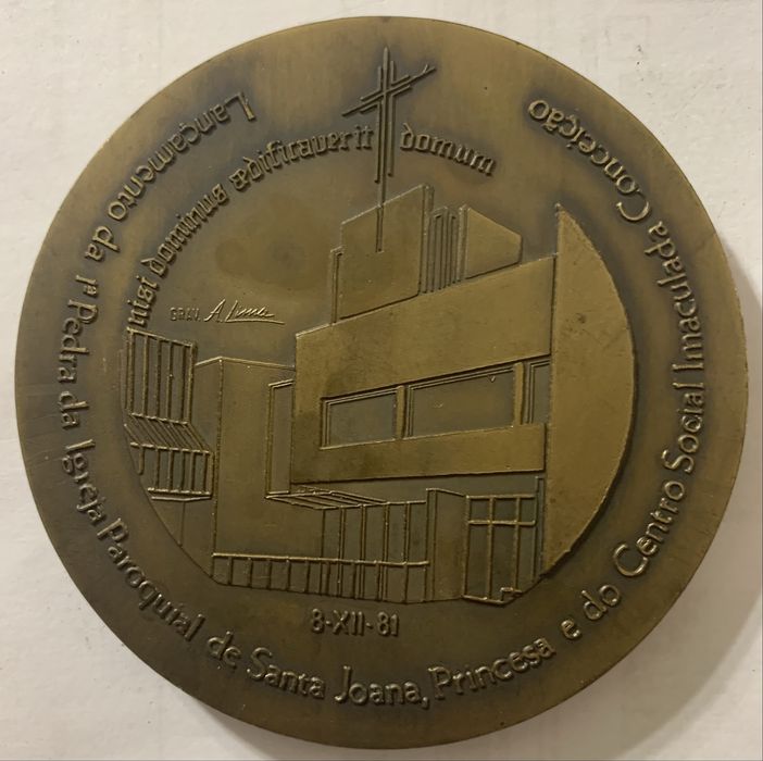 Medalha comemorativa em bronze 1981
