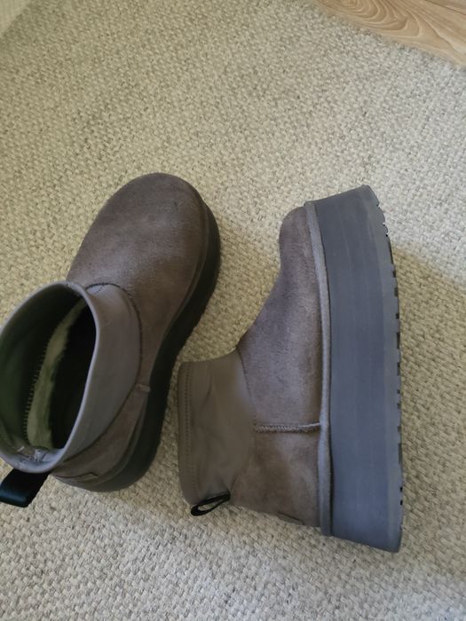UGG szare na platformie 38