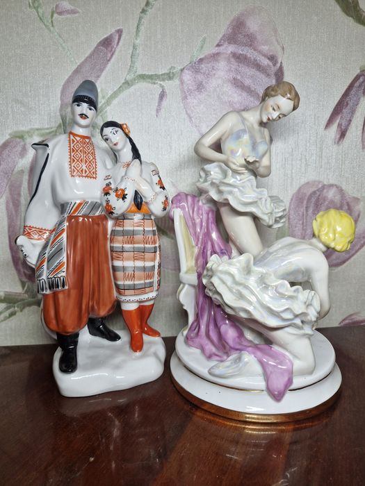фарфоровые Статуэтки.  Керамика. Фигурки. Посуда. Раритет.