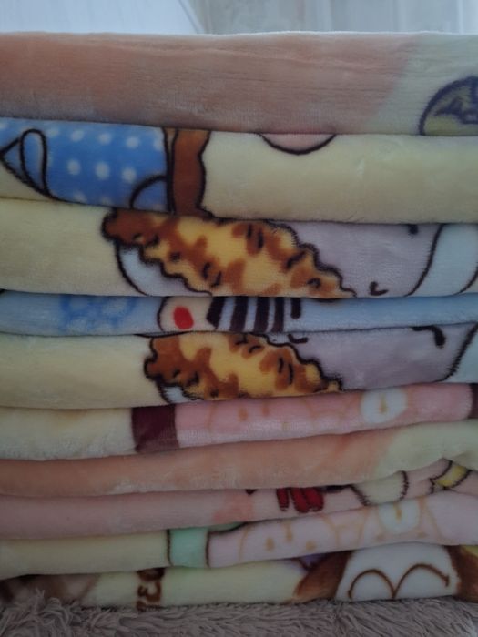 Дитяча велюрова ковдра-плед  Плед в ліжечко Ковдра в коляску