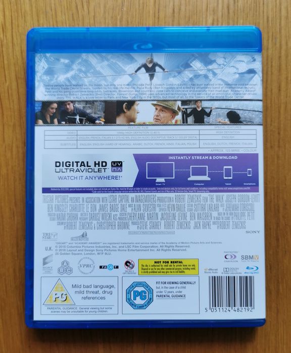 The Walk (Sięgając Chmur) Blu-ray (En) (2015) Ben Kingsley