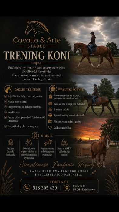 Trening, korekta koni