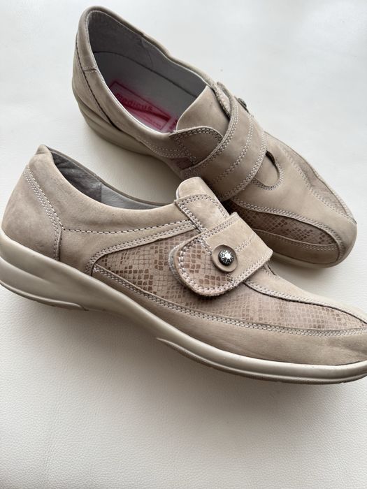 Кросівки туфлі шкіра замш