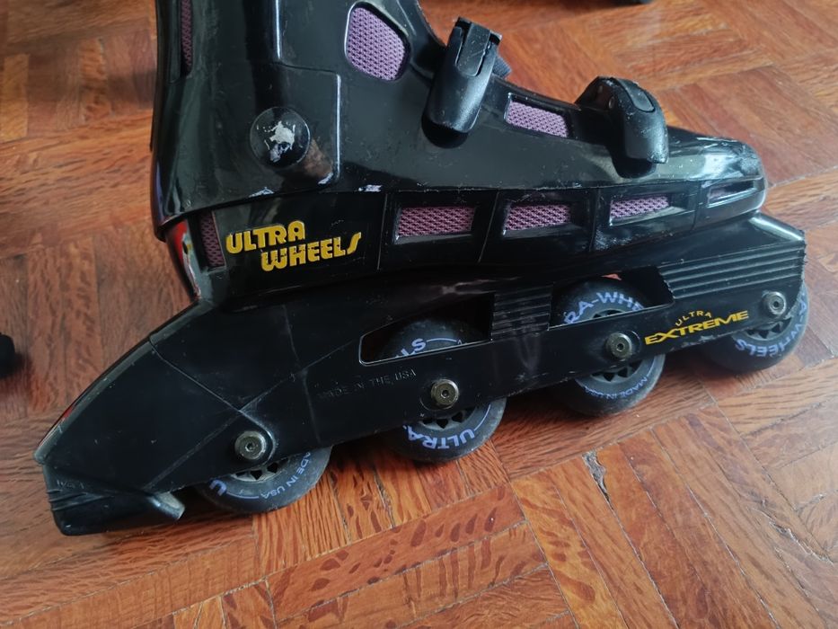 Patins adulto e capacete