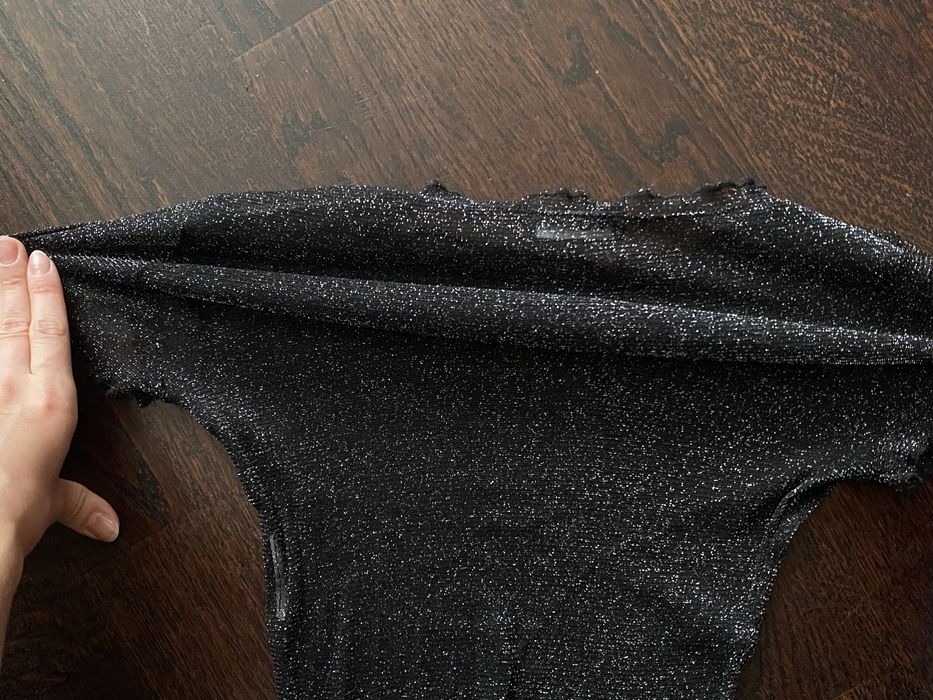 Прозора блискуча блуза/накидка від New Yorker