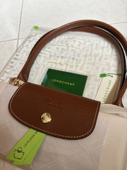 Mala Longchamp Branca, tamanho M