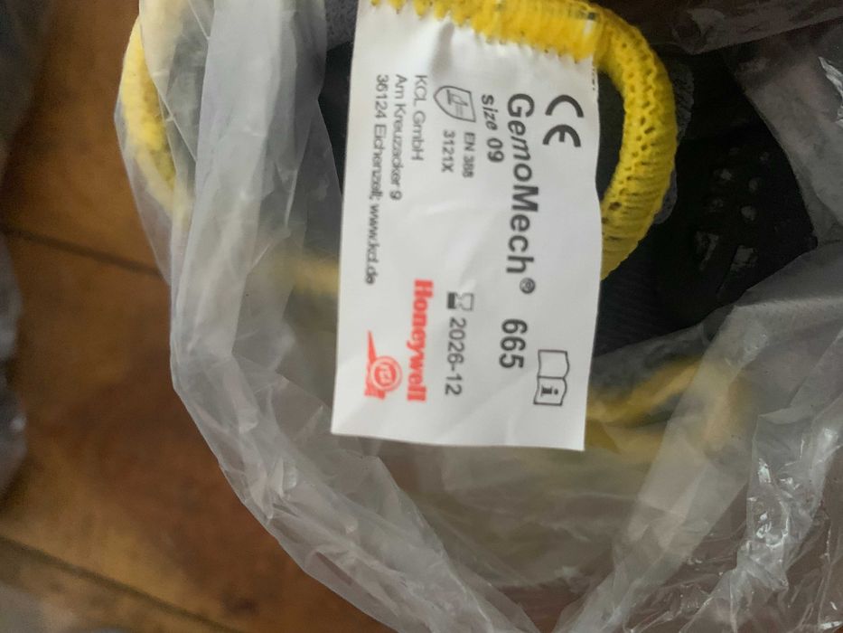 10x Rękawice KCL Honeywell GemoMech 665