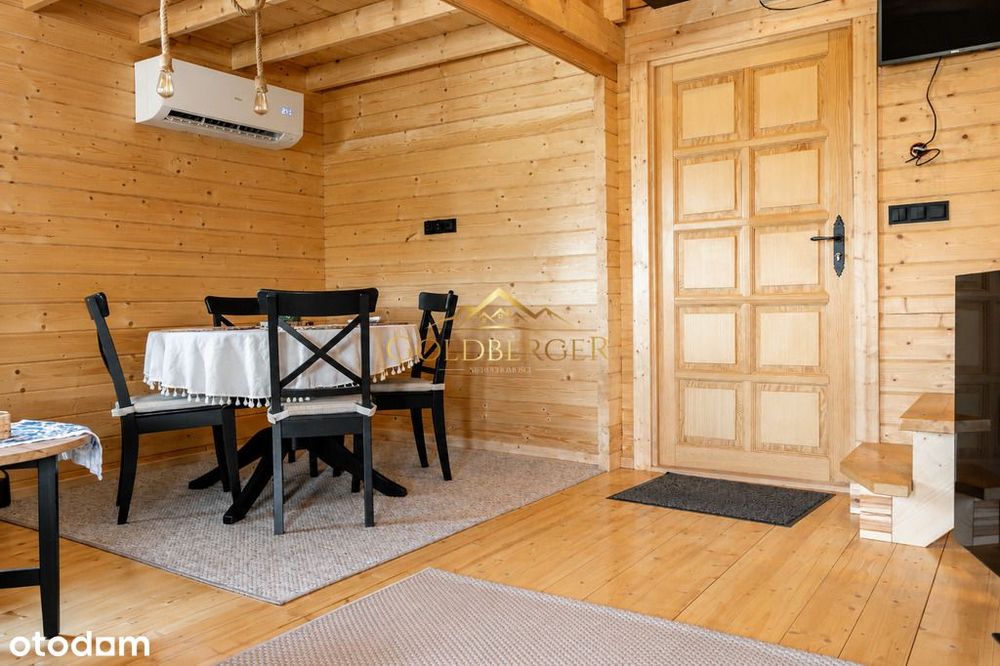 Drewniany dom całoroczny | 74 m² | Działka 1 199 m
