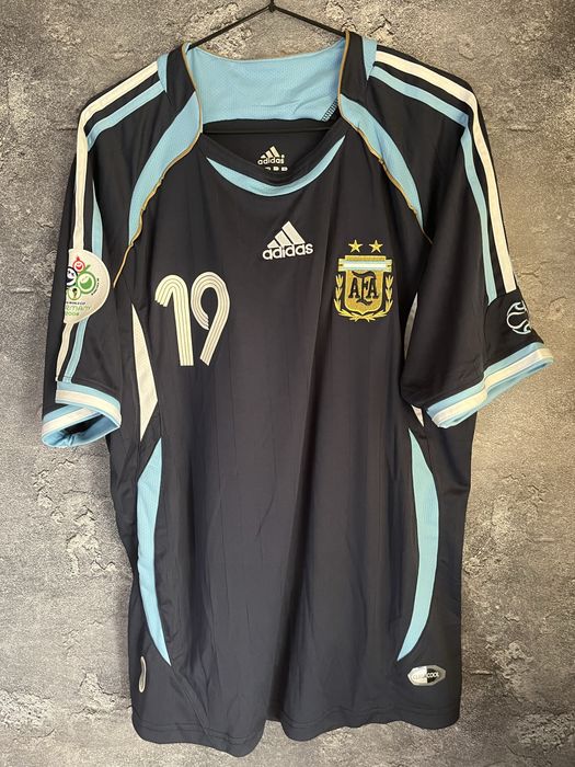 Футболка Збірна Аргентини Мессі ЧС 06 (з підписом) Argentina Messi 19