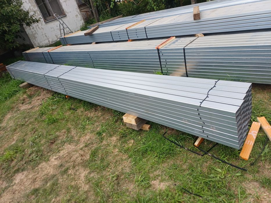 Profil zamknięty ocynkowany 80x40x2.5mm hala wiata łata łaty 6 i 7.5m