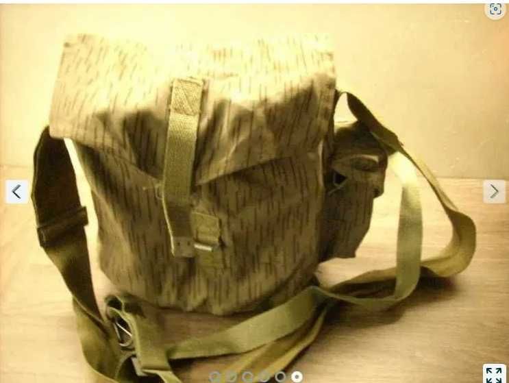 torba wojskowa deszczyk PRL LWP chlebak na ryby rower weteran