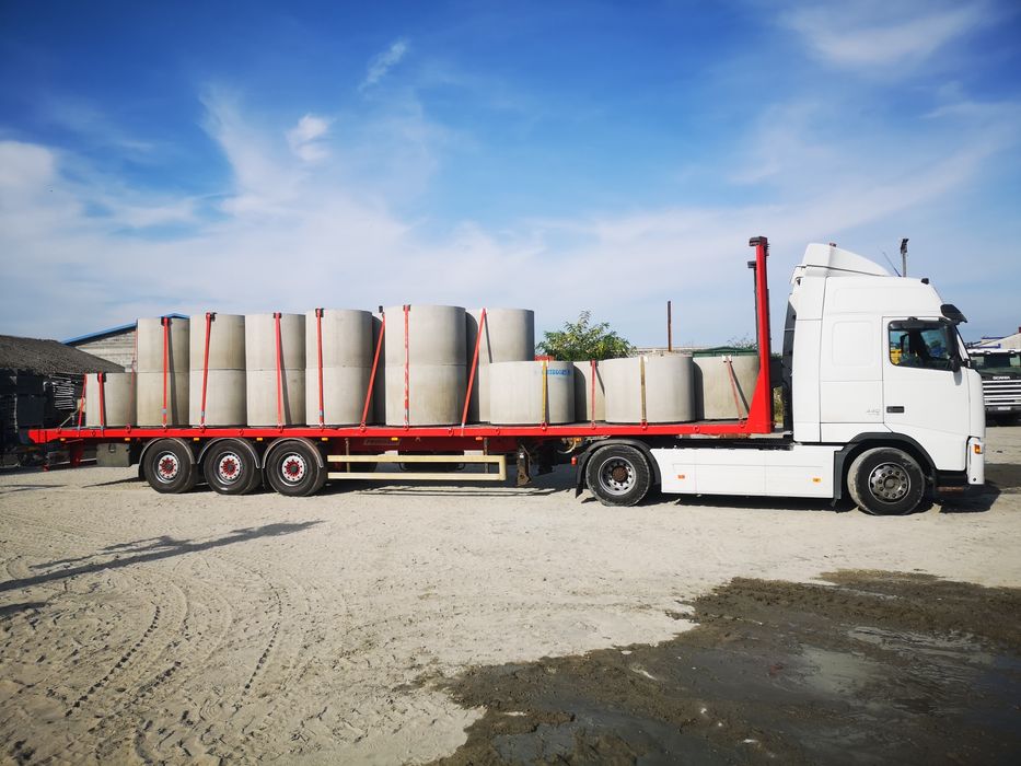 Transport maszyn i urządzeń platforma gabaryty